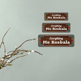 Standard Plus Everything me Resbala Door or Wall Sign | Funny Spanish Signs For Stores & Businesses