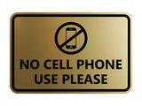 Classic Framed No Cell Phone Use Please