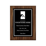 Real Estate Theme Customizable Award Plaque |Easel Mount Option | Recognition of Achievement and Service Personalizable Plaques