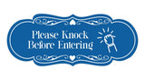 Signs ByLITA Designer Please Knock Before Entering Wall or Door Sign