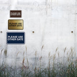 Signs ByLITA Classic Framed Please Use Other Gate Wall or Door Sign