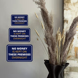 Classic Framed Plus No Money Is Kept On These Premises Overnight Wall or Door Sign | Health And Safety Office Signage