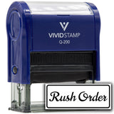 All Quality Rush Order Self-Inking Rubber Stamp | Business and Packaging Stamps
