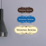 Designer Waxing Room Wall or Door Sign
