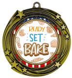 All Quality Stars Ready set Bake Medal | Competition | High Quality Metal Medal - 1st, 2nd, 3rd Place