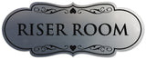 Signs ByLITA Designer Riser Room Sign - Easy Installation | Durable Wall or Door Sign
