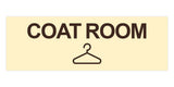 Basic Coat Room Wall or Door Sign
