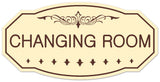 Signs ByLITA Victorian Changing Room Sign - Easy Installation | Durable Wall or Door Sign