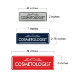 Signs ByLITA Cosmetologist Medical Office Decor Wall or Door Sign
