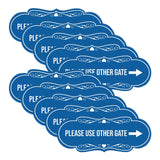 Signs ByLITA Designer Please Use Other Gate Wall or Door Sign (Multipacks)