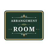 Classic Framed Plus Arrangement Room — Wall or Door Sign | Funeral and Memorial Services - Room & Area - Sign