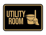 Classic Framed Utility Room Wall or Door Sign