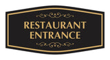Signs ByLITA Fancy Restaurant Entrance Wall or Door Sign
