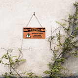 Warning Enter At Your Own Risk Toxic Gases 5" x 10" Hanging Wall or Door Sign | Safety Signs