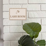 Classic Framed Plus Lash Room — Wall or Door Sign | Treatment Room - Sign