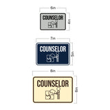 Classic Framed Counselor Wall or Door Sign