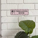 Standard Plus Threading Room — Wall or Door Sign | Treatment Room - Sign