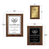 Ice Hockey Customizable Wooden Award Plaque | Easel Mount Option | Achievement and Recognition Personalizable Plaques