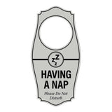 Signs ByLITA Having a Nap. Please Do Not Disturb Door Hanger