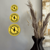 Circle Plus No Access For Pregnant Women Wall or Door Sign | Safety Signs For Business