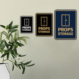 Signs ByLITA Portrait Round Props Storage Door or Wall Sign Easy Installation | Directing Artists & Co-Workers | Music | Concert | Festivals