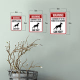 Portrait Round Plus Warning I Can Make It To The Fence In 2.8 Seconds Can You? Wall or Door Sign | Funny Workspace Office Decor