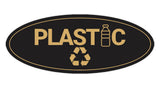 Signs ByLITA Oval Plastic Sign - Laser-Engraved Lettering | Durable ABS Plastic | Vibrant Colors | Powerful Foam Tape