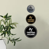 Circle Tripping Hazard Wall or Door Sign