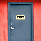 Notched Standard Exit Wall or Door Sign | Warning/Safety/Precaution