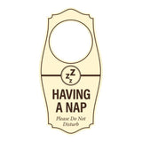 Signs ByLITA Having a Nap. Please Do Not Disturb Door Hanger