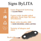 Signs ByLITA Designer Beauty & Relaxation Room Wall or Door Sign