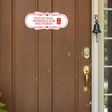 Signs ByLITA Designer Please Ring Bell for Deliveries Wall or Door Sign