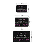 Classic Framed Plus Life Is Too Short To Pretend You Don't Like Cooking & Kinky Sh*t Wall or Door Sign | Funny Naughty Decor