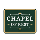 Classic Framed Plus Chapel of Rest — Wall or Door Sign | Funeral and Memorial Services - Room & Area - Sign