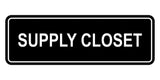 Signs ByLITA Standard Supply Closet Wall or Door Sign | Office Signage