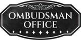 Victorian Plus Ombudsman Office Wall or Door Sign | Legal and Courtroom Decoration