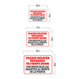 Classic Framed Plus Please Deliver Packages To Front Door/ Por favor deje los paquetes al frente de la puerta Door or Wall Sign | Business & Warehouse Signage