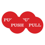 2" Round Push Pull Door Signs (Multipacks)