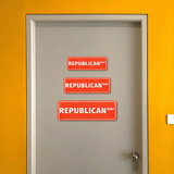 Standard Plus Republican Way Door or Wall Sign | American Elections Man Cave Decoration