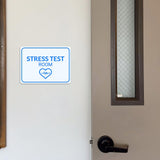 Classic Framed Plus Stress Test Room Door or Wall Sign | Hygiene and Safety Signage