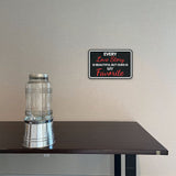 Classic Framed Plus Every Love Story Is Beautiful But Ours Is My Favorite Wall or Door Sign | Homely Decor