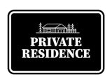 Signs ByLITA Classic Framed Private Residence Wall or Door Sign
