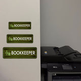 Standard Plus Bookkeeper Door or Wall Sign | Office & Library Signage