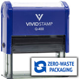 All Quality Zero-Waste Packaging Self-Inking Rubber Stamp