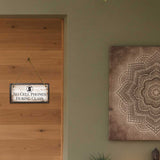 Yoga Studio Signs - 5 x 10" Hanging Signs