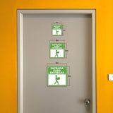 Square Plus Entrada Para Entregas Wall or Door Sign | Spanish | Health & Safety Warehouse Business Signage