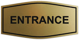 Signs ByLITA Fancy Entrance Sign | Legible Lettering | Easy No-Tool Installation | Powerful Foam Tape