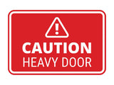 Signs ByLITA Classic Framed Caution Heavy Door Door or Wall Sign Easy Installation | Health And Safety | Building And Warning Signs