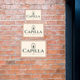 Classic Framed Plus Capilla — Chapel Door or Wall Sign | Spanish - Church Room & Area Signs