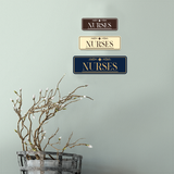 Signs ByLITA Nurses Graphic Medical Office Decor Wall or Door Sign